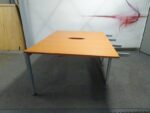 1200W Mm Bench Desks With Cherry Top - Image 2