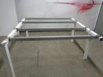1400W Mm Ntt Bench Desks With White Legs - Image 2