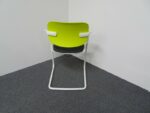 Used Allermuir Soul A781 Chair In White And Green