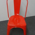 Used Tolix Style Metal Cafe Chair