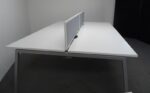 1200W Mm Bench Desks With White Top - Image 2