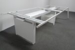 1400 - 1600W Mm White Bench Desks