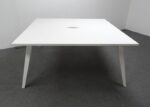 1400 - 1600W Mm White Bench Desks