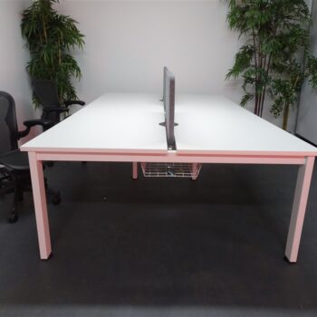 Used White Bench Desks