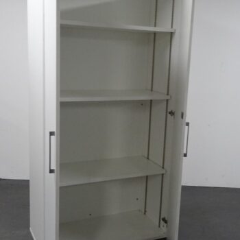 Tall White Wooden Cupboards PS6