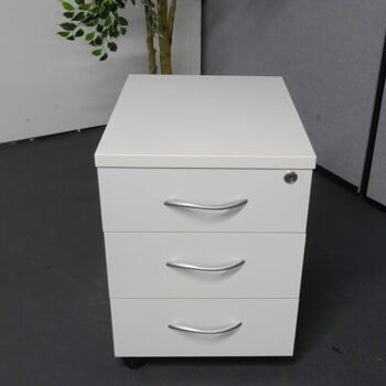 Used White Wooden Pedestals