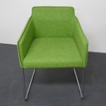 Used Allermuir Tommo Chair In Green Tweed