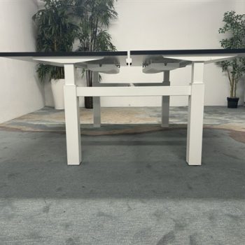 Used White Bench Desks 1400 mm 2