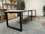 White Side By Side Bench Desks - Image 3