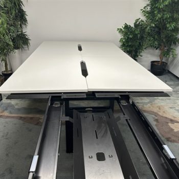 Used White Bench Desks 1400 mm