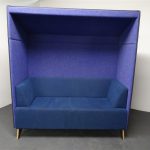 2 Seater Booth In Blue And Purple
