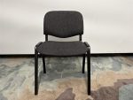 Used Charcoal Stacking Chairs