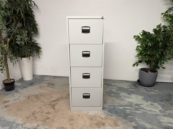 Pale grey 4-Drawer Filing Cabinet RBF21349 (1) Used 4-Drawer Filing Cabinets